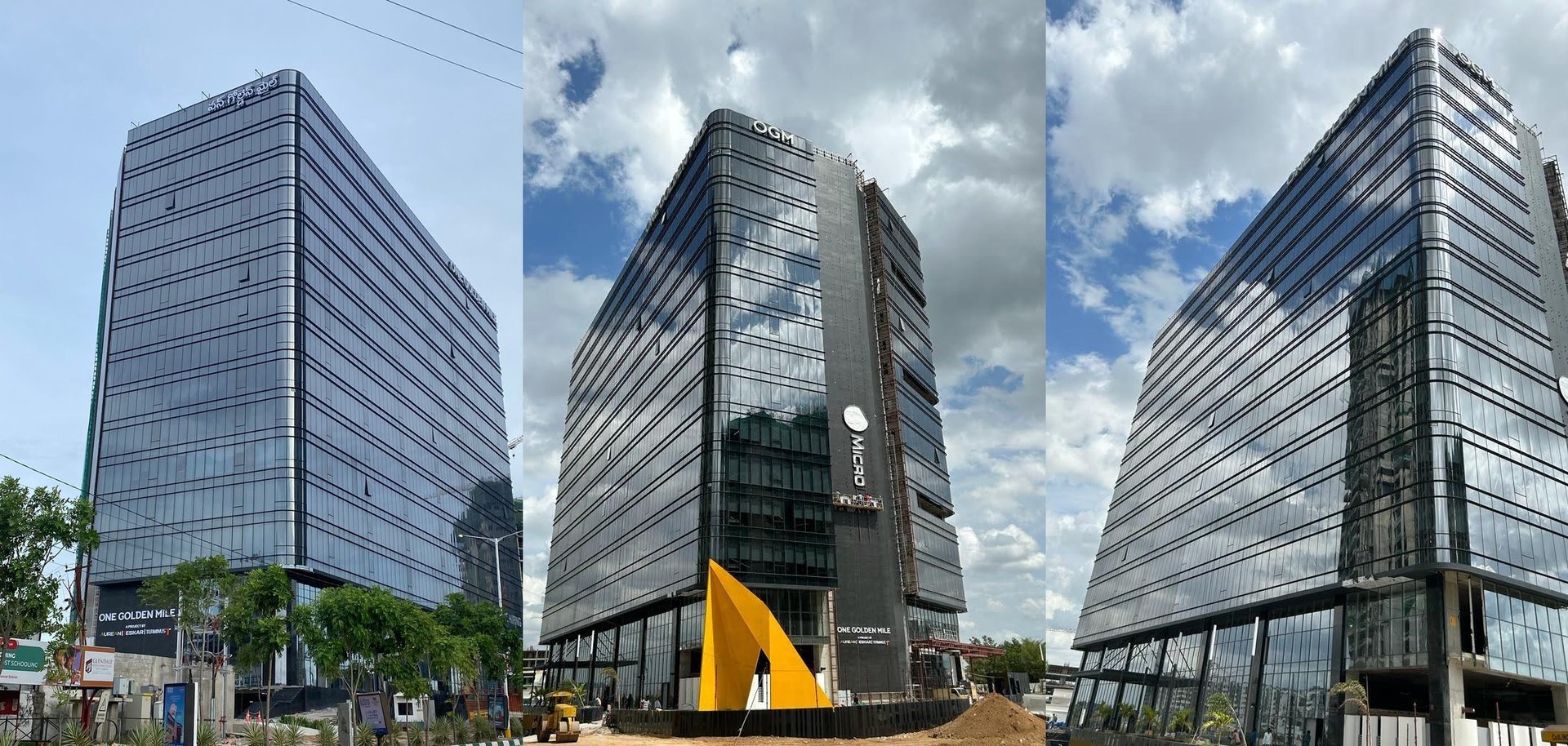 One Golden Mile — Sun Glazing facade detail