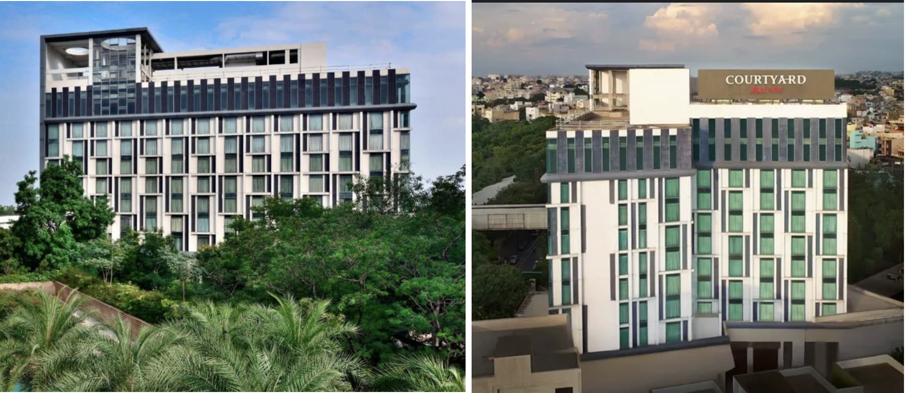 Courtyard by Marriott Hyderabad — facade by Sun Glazing