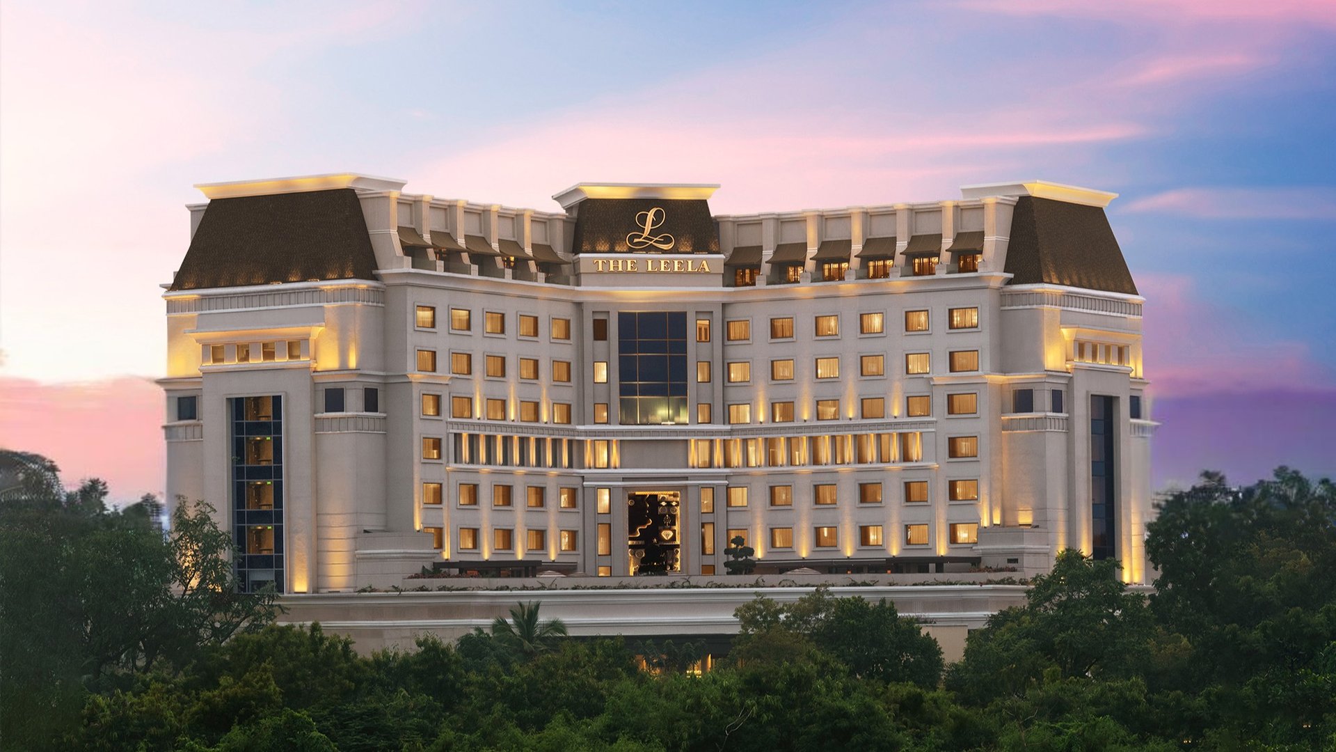 The Leela Hyderabad — facade by Sun Glazing