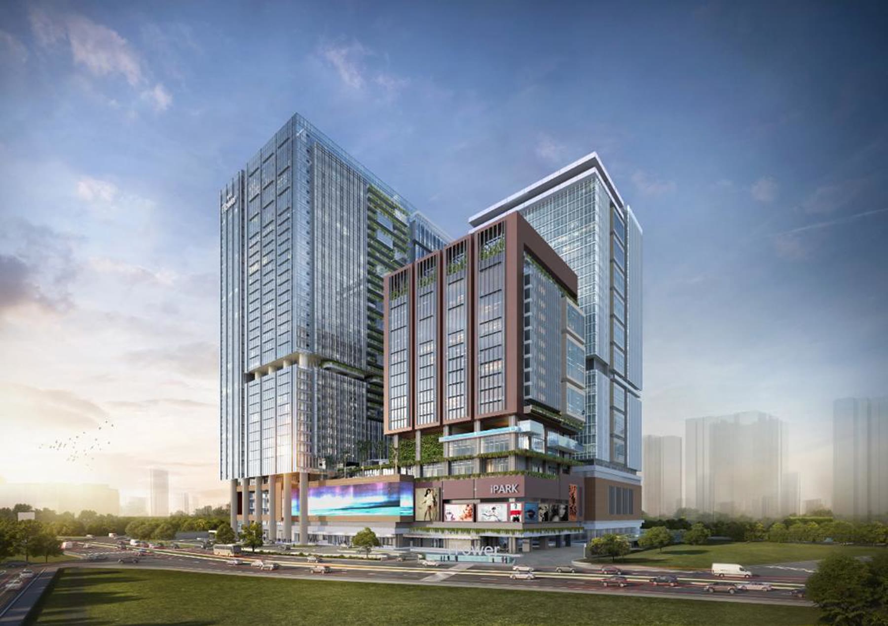 SAS iTower C Block — facade by Sun Glazing