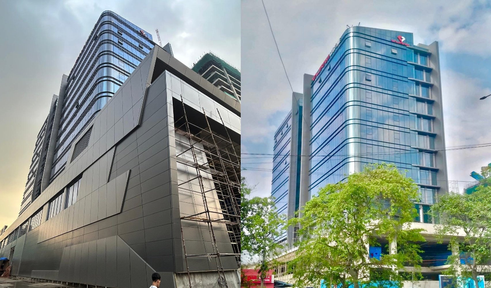 Vajram CMR One — facade by Sun Glazing
