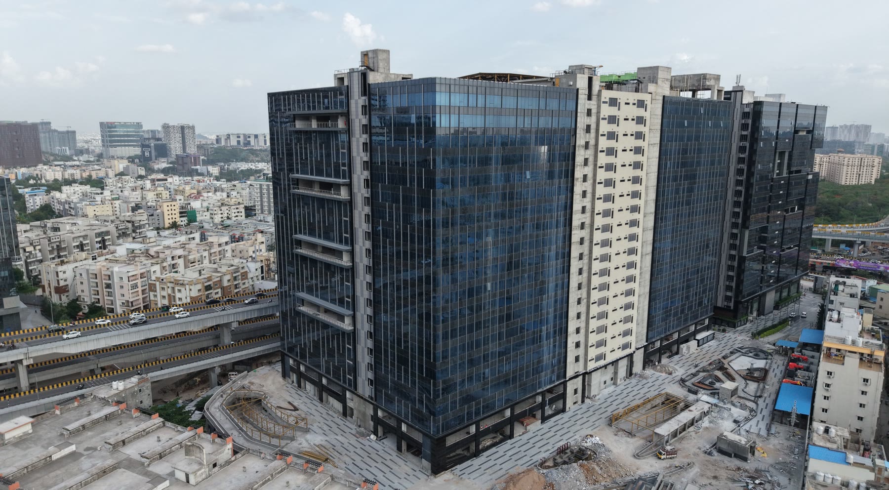 Vasavi Skycity Block 2 — facade by Sun Glazing